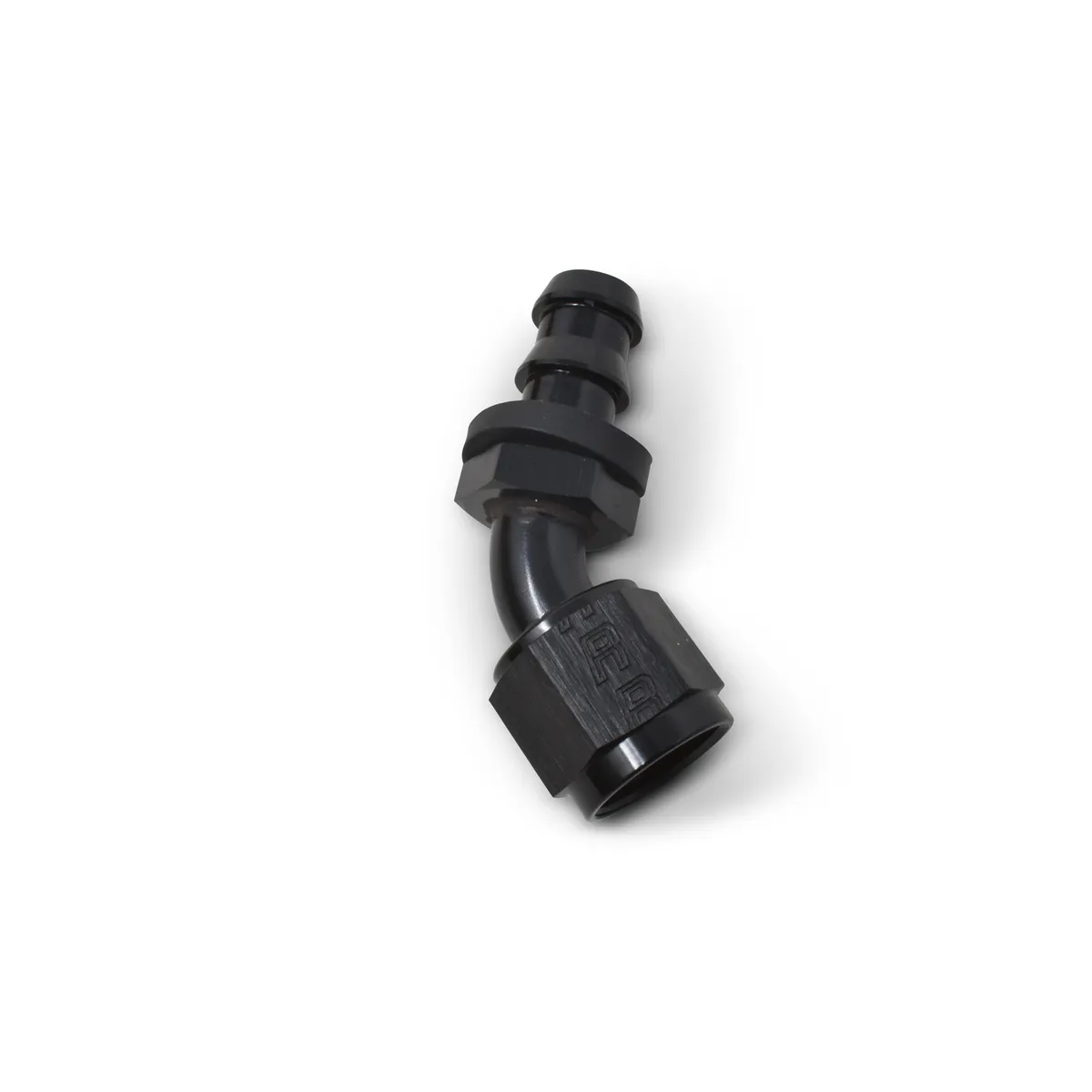 Twist-Lok Hose End #10 45 Deg Black product image