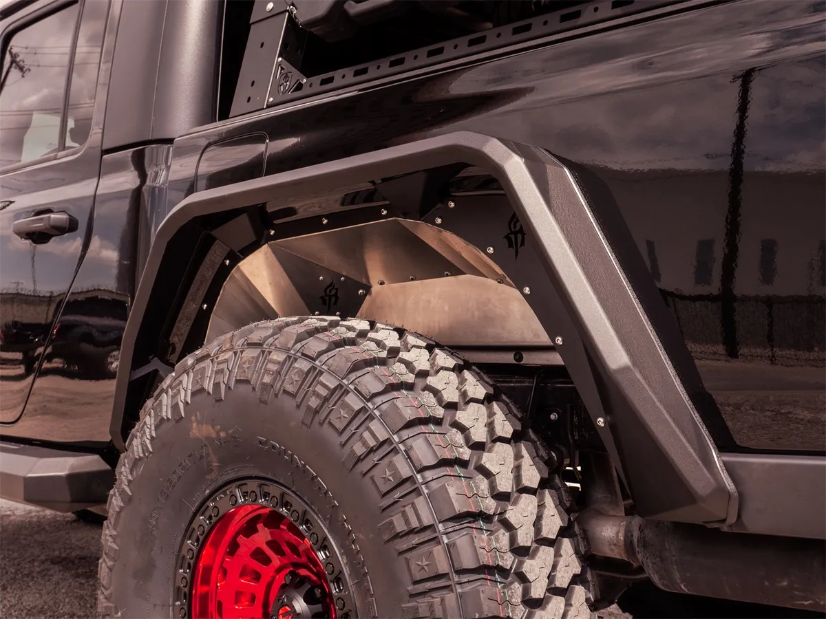 Stealth Rear Fender Flares - Texture Black 2020-2025 Jeep JT product image