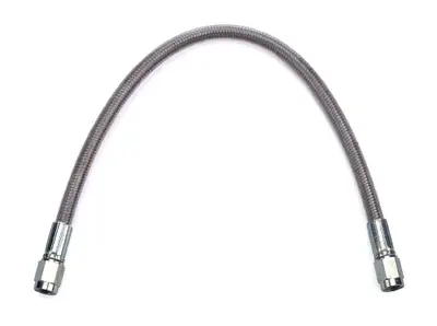 Fragola Performance Systems #3 PTFE 12in Hose Clear Cover 3an Female St