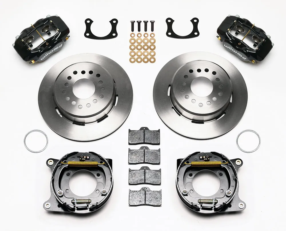 Wilwood Brakes Wilwood FDLI PS P-B Kit Drilled-Red New Big Ford 2.50in Offset