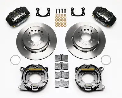 Wilwood Brakes Wilwood FDLI PS P-B Kit Drilled-Red New Big Ford 2.50in Offset