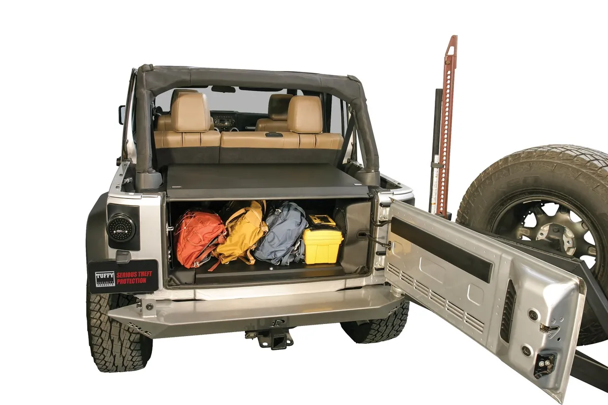 Deluxe Cargo Enclosure - '11-18 Wrangler JK (Black) product image