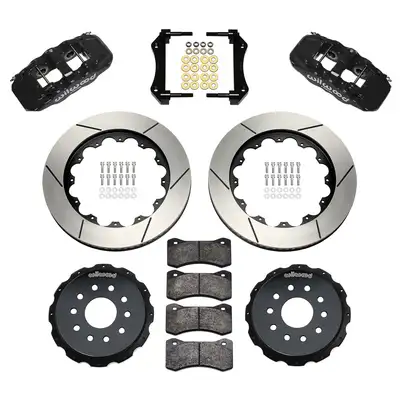 Wilwood Brakes 1997 - 2013 Cadillac, Chevrolet AERO4 Big Brake Rear Brake Kit For OE Parking Brake - 140-11119