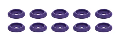 Allstar Performance Body Bolt Washer Plastic Purple 10pk