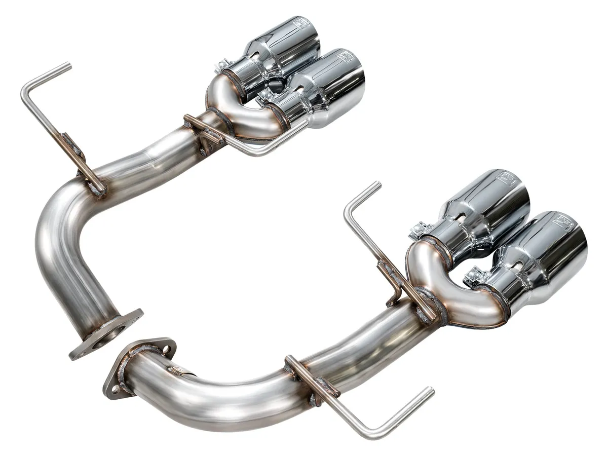 AWE Track Edition Axleback Exhaust for VB Subaru WRX - Diamond Black Tips 3020-43424 product image