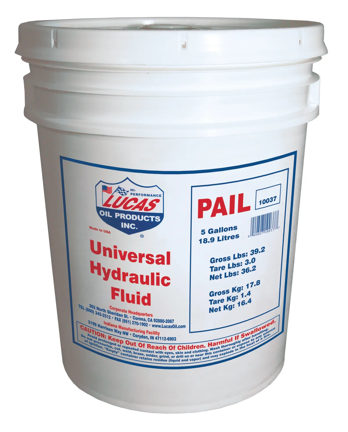 Lucas Oil Products Lucas Oil Products 10037 Universal Hydraulic Fluid