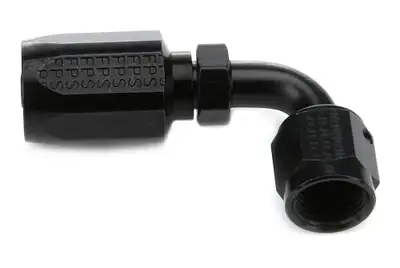 Fragola Performance Systems #6 x 90 Degree Hose End Aluminum Black Only