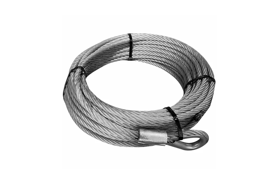 Bulldog Winch Winch Rope Wire 15006 3/16 Inch x 50 Foot (4.8mm x 15.2m) Bulldog Winch