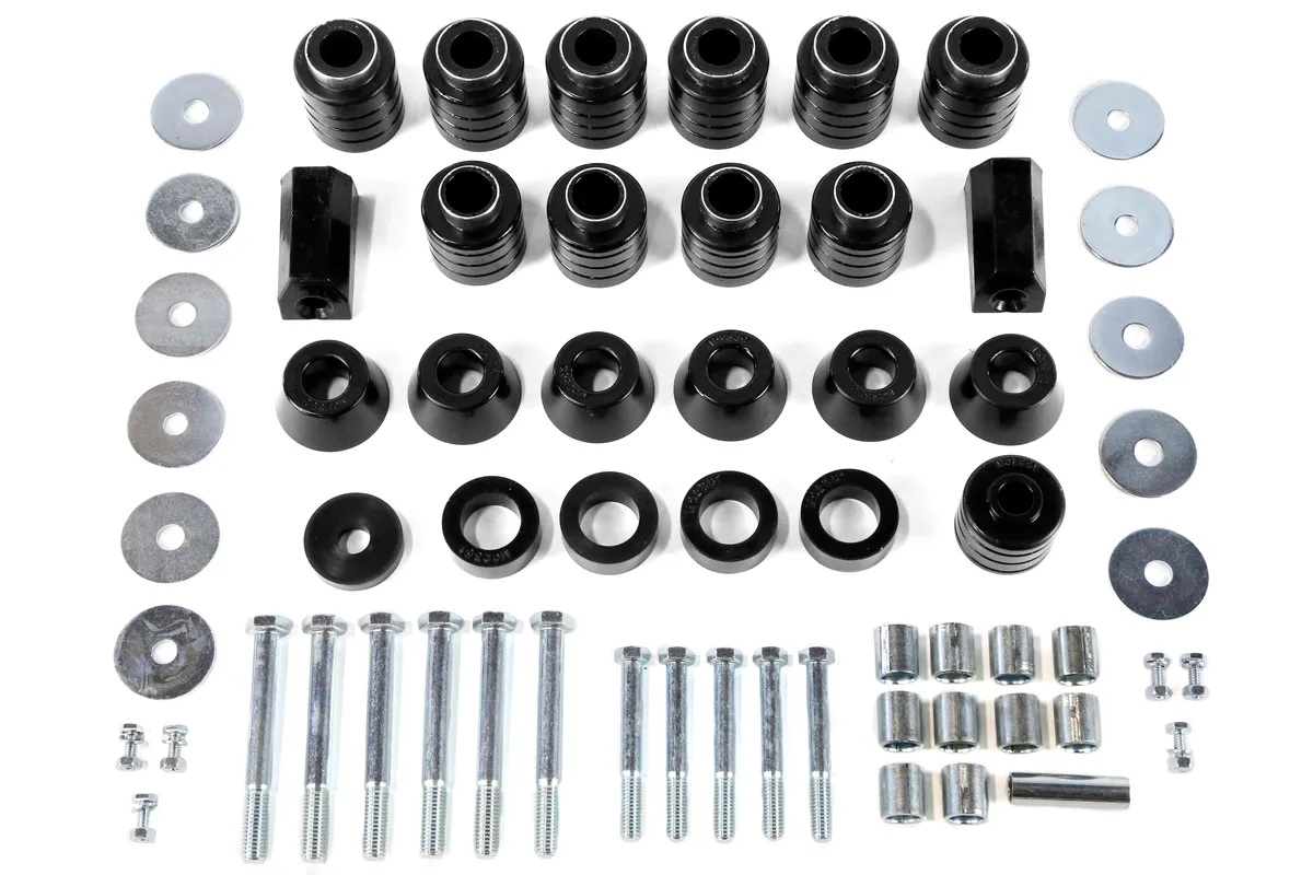 8796 Wrangler Body Lift Kit 1in(Replaces Factory Mounts Incl Hardware & Radiator Core Supports) product image