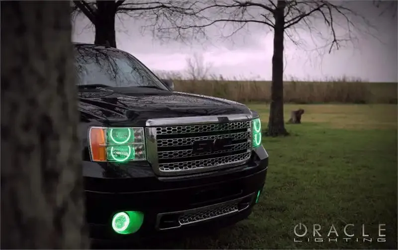 2653-334 - GMC Sierra 2007-2013 ORACLE ColorSHIFT Halo Kit (Round Ring Design) product image