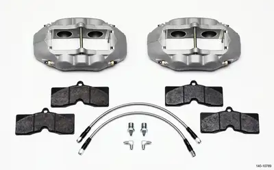 Wilwood Brakes Wilwood D8-4 Front Caliper Kit Clear Corvette C2 C3 65-82