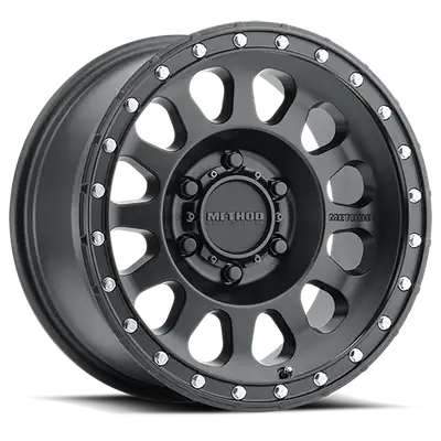 Method Race Wheels Aluminum Wheels 18x9 MR315 Bolt Pattern 6 On 139.7 Offset 18 Lip Size 1.65 Matte Black MB Method
