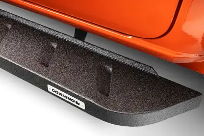 Go Rhino 80in Long Running Boards Side Step rb 10 Black Bedliner Material Finish(Brkts Sold Sep)