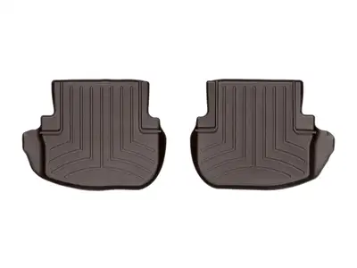 Weathertech FloorLiner™ DigitalFit®; Cocoa; Rear; 2 Piece Liner;