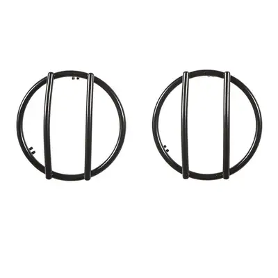Smittybilt 0718 Wrangler (Jk) Euro Turn Signal Guards Black 2 Piece