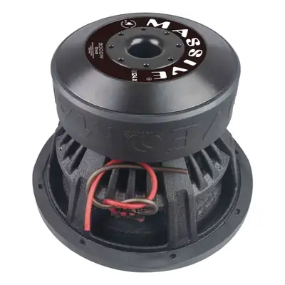 Massive Audio H124X - 12" 2000 Watts RMS Dual 4 Ohm 3" V.C. Mega Subwoofer