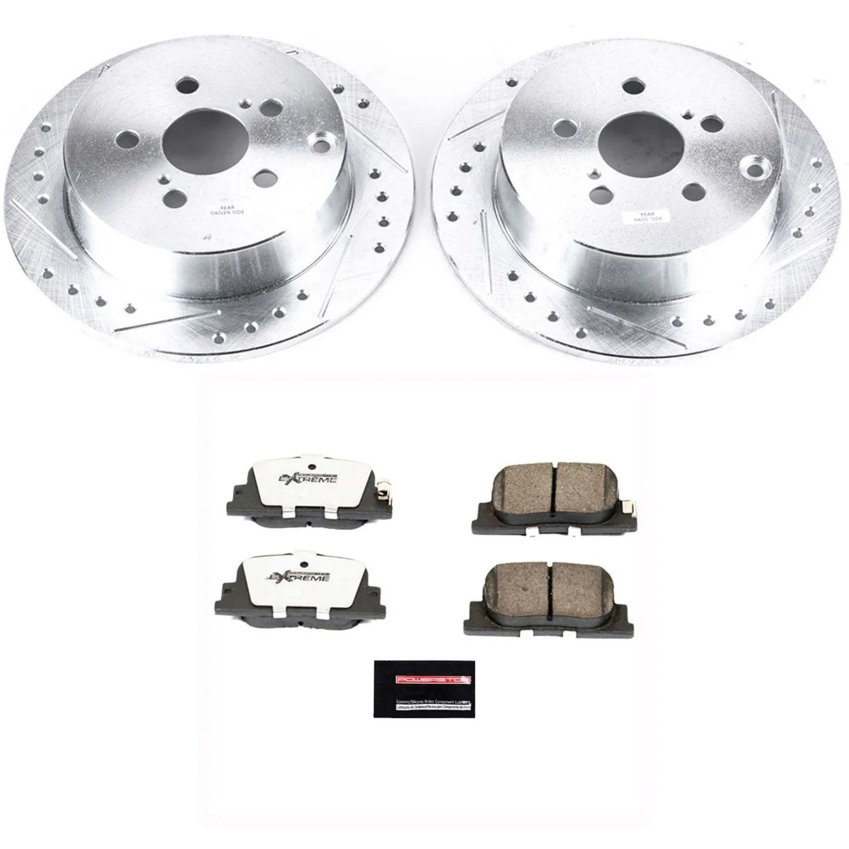 Z26 Street Warrior Upgrade Kit: Drilled/Slotted Rotors; Carbon-Fiber Ceramic Pads W/Hardware product image