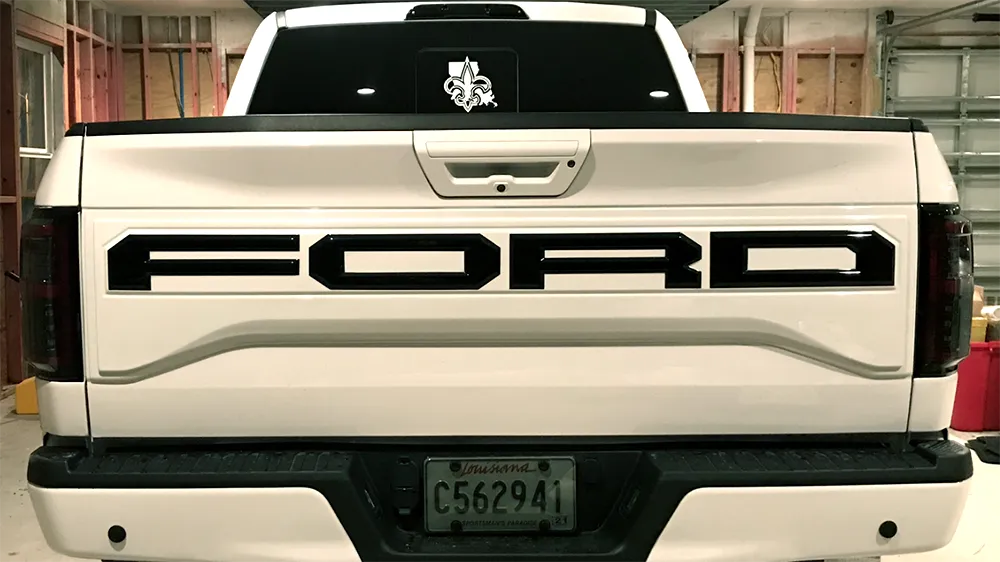Ford F150 15-17 And Raptor 17-19 Replaces OEM LED Style Tail Lights w Blind Spot Warning System Oled Tail Lights - Cle product image