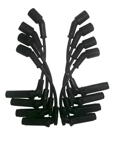 Moroso Wire Set Ultra gm ls 9.75 Inch Wire Unsleeved Coil on Plug 90 Deg Boots Black w