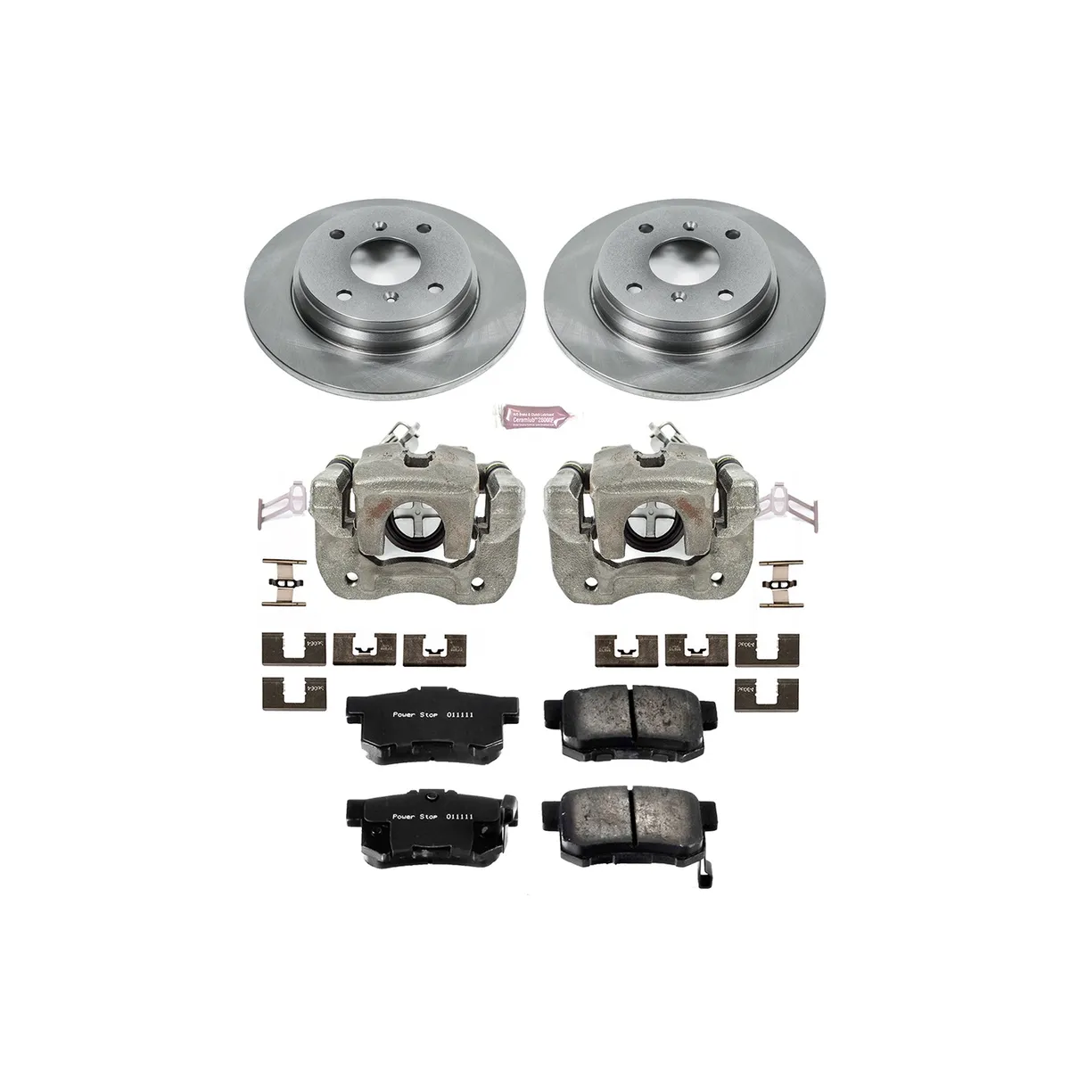 Z17 Direct Replacement Kit: Rotors; Ceramic Pads; Calipers product image