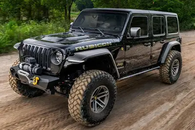 Bushwacker Bushwacker Fender Flares Hyperform, 4pc Set - JL