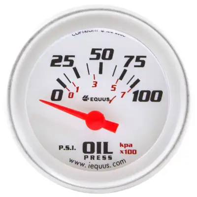 AutoMeter Gauge Oil Pressure 2' 90 Degree