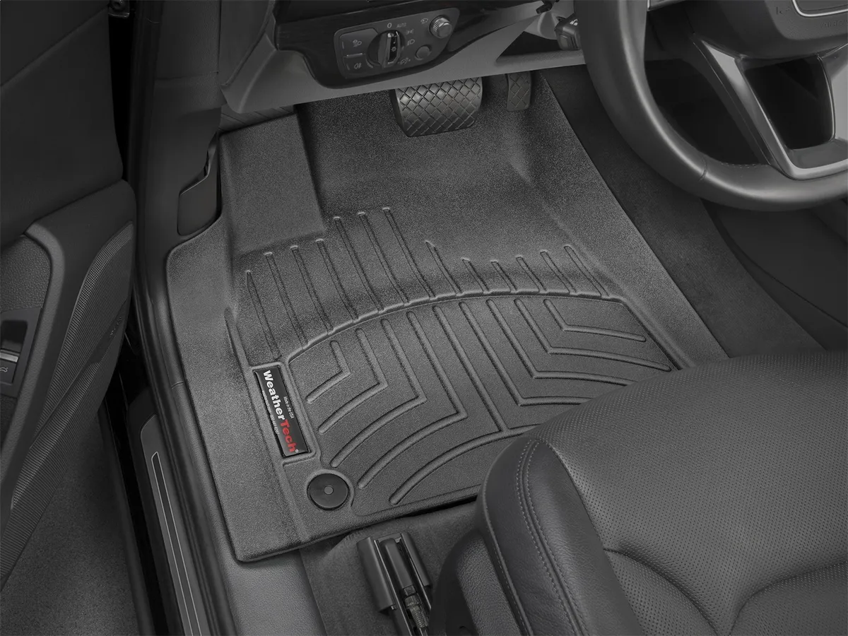 Weathertech FloorLiner™ DigitalFit®; Black; Front;