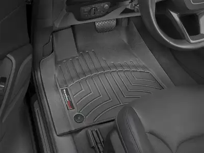 Weathertech FloorLiner™ DigitalFit®; Black; Front;