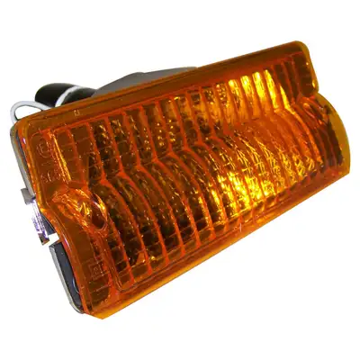 Crown Automotive Jeep Replacement Crown Automotive Jeep Replacement J5460107 Left Front Parking Lamp for Jeep 76-91 SJ, J-Series, Incl. Lamp, Bulb & Harness
