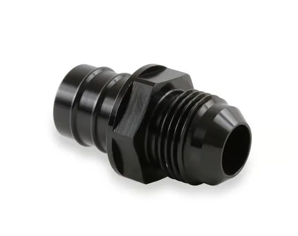 Earl's GM LS PCV Fitting -10 AN Male Black Anodized Finish - Fits Many GM OE Valve Covers w/ 3/4" ID on Grommet product image