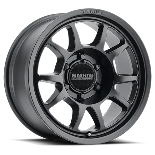 Aluminum Wheels 17x8.5 Bead Grip MR702 Bolt Pattern 6 On 139.7 Offset 0 Lip Size 1.18 Matte Black MB Method product image