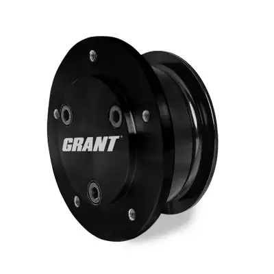 Grant Quick Release Hub; Black; Pinless; 5 Bolt Pattern Wheel;