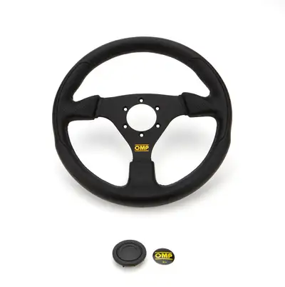 OMP Racing INC Racing GP Steering Wheel 3 Spoke 330mm Black