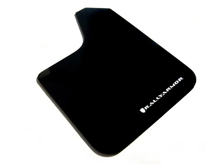 Universal no Hardware/No Brackets Included Black Mud Flap/White Logo product image