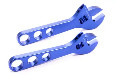 Proform Adjustable AN Fitting Wrench Set Aluminum Blue Anodized Complete Set Proform