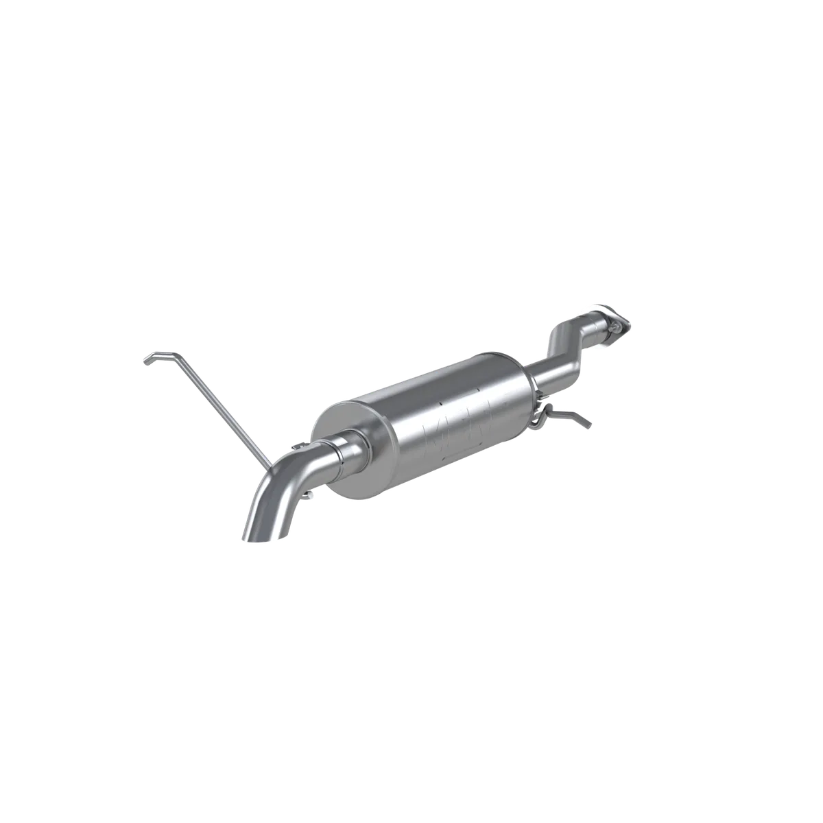 Armor Lite Cat Back Exhaust System; 2.5 in.; Incl. Extension Pipe/Muffler/Hardware/3.5 in Tip; Before Axle Turn Down Assembly Exit; Aluminized; product image
