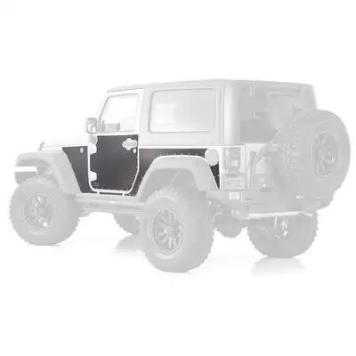 Smittybilt Mag-Armor (Magnetic Trail Skins) - Black (07-18 JK)
