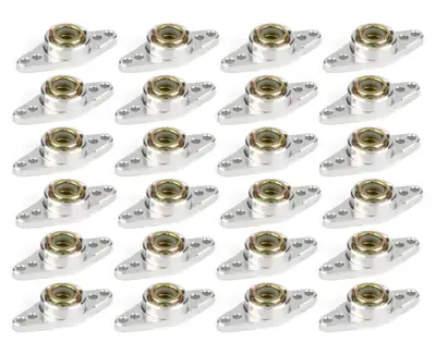 TI22 Performance Mud Cover Install Plate 5/16-28 Thread 24 Pack