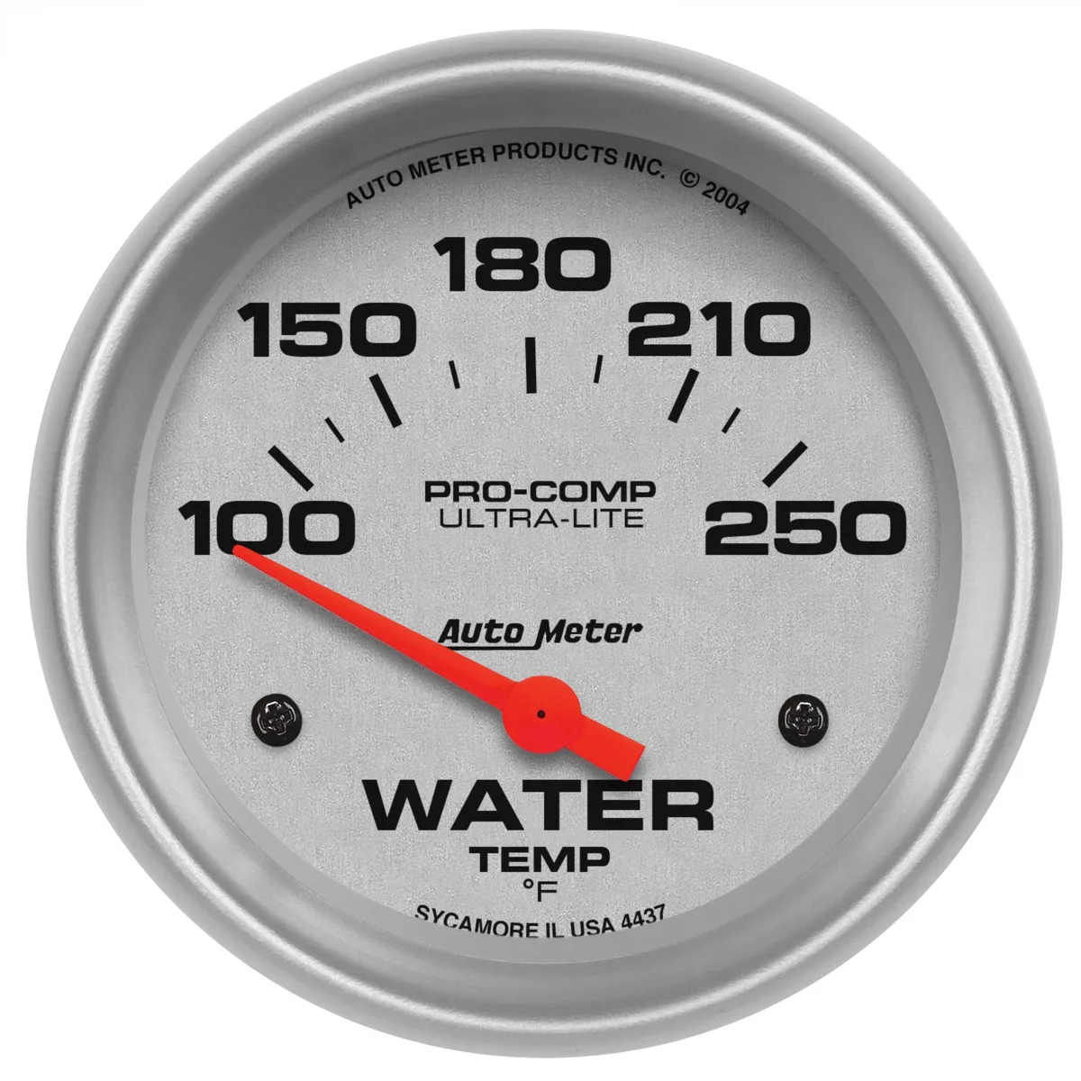 Gauge, Water Temp, 2 5/8", 100-250?F, Electric, Ultra-Lite product image