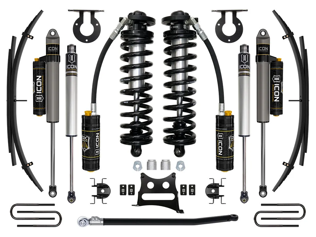 ICON 11-16 Ford F250/F350, 2.5-3" Lift, Stage 4 Coilover System w/ Leaf Springs product image