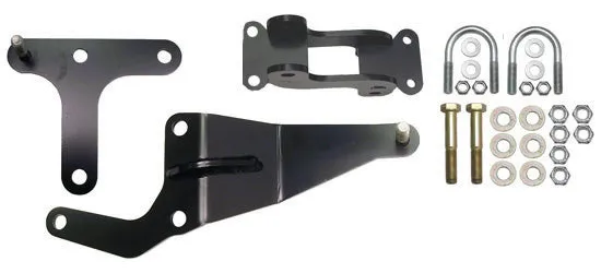 ICON 1999-2004 Ford F-250 & F-350 Super Duty/2000-2005 Ford Excursion, Steering Stabilizer Bracket Kit, Dual Opposing product image