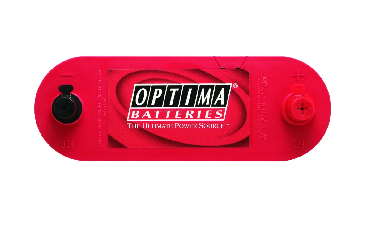 RedTop® Battery; UNBOXED; Group 6V; Cold Crank Amps 800; Crank Amps 1000; Reserve Capacity 100; Ampere Hour 50; Top Terminal; L-10 in.; W-3 9/16 in.; H-8 1/8 in.; product image