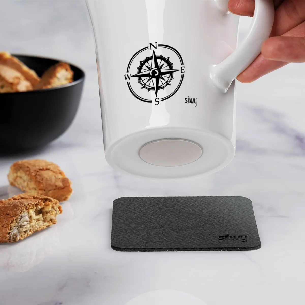 Magnetic porcelain cups TRAVEL LUST product image