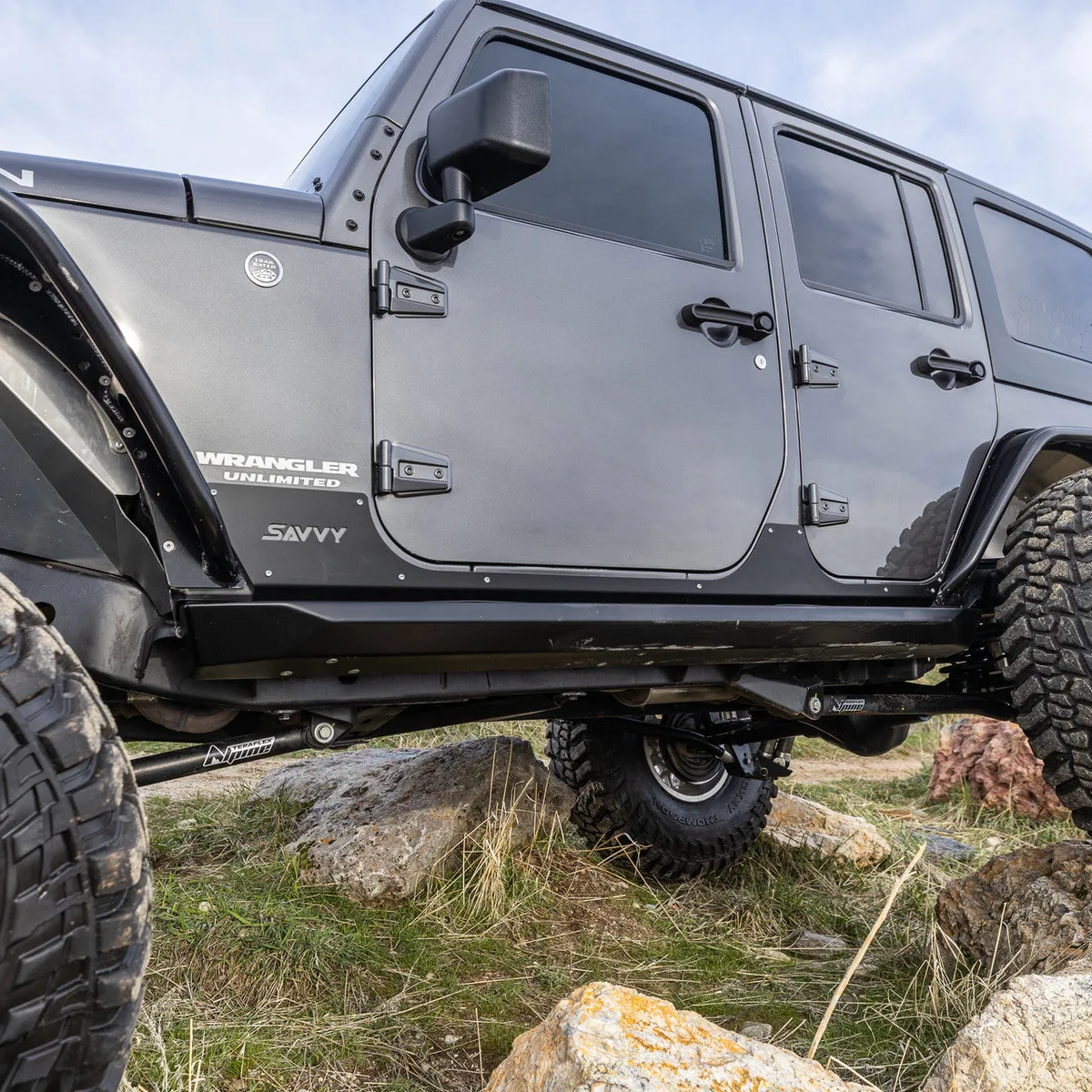 0718 Wrangler Rocker Trim Kit Raw product image