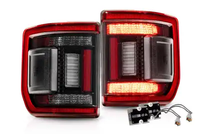 Morimoto XB LED Tail Lights: 2020+ Jeep Gladiator JT (Smoked Lens / Set)
