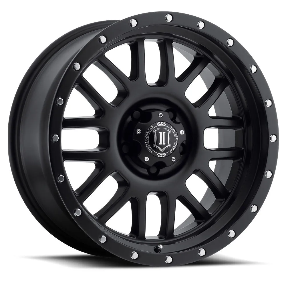 ICON Alloys Alpha, Satin Black, 20 x 9 / 8 x 170, 0mm Offset, 5" BS product image