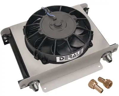 Derale 25 Row Hyper-Cool Remote Fluid Cooler, -8AN