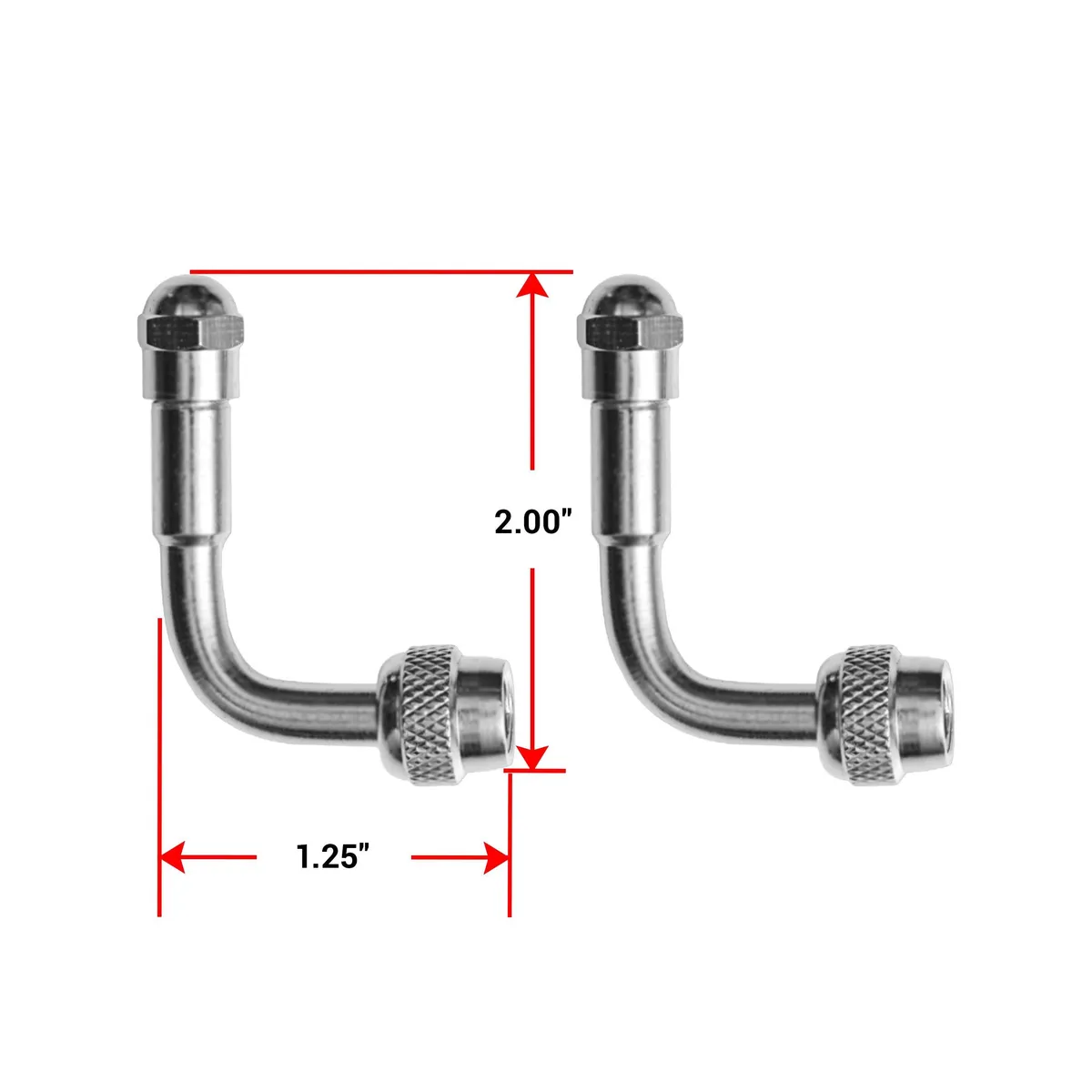 Pacific Dualies 2pc 90deg Vlv Extn Kit