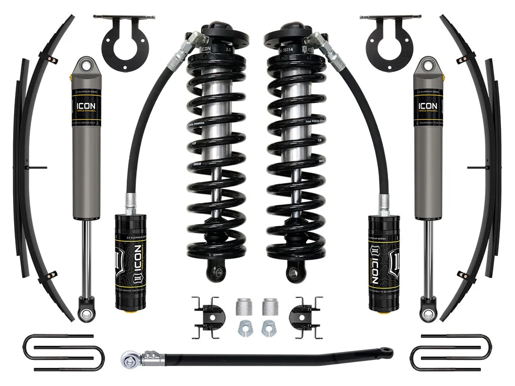 ICON 11-16 Ford F250/F350, 2.5-3" Lift, Stage 2 Coilover System w/ Leaf Springs product image