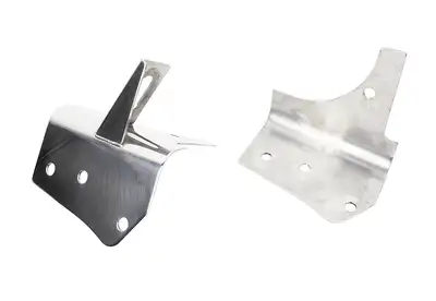 Kentrol Jeep TJ Light Bracket Pair 97-06 Wrangler TJ Polished Silver Kentrol